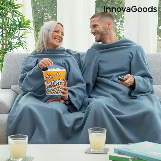 Batamanta Doble con Bolsillo Central Doublanket InnovaGoods