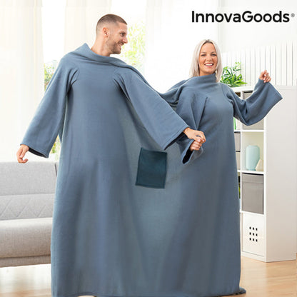 Batamanta Doble con Bolsillo Central Doublanket InnovaGoods