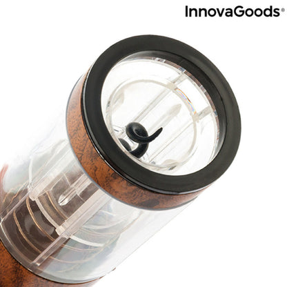 Sacacorchos Automático Recargable Efecto Madera Corkout InnovaGoods