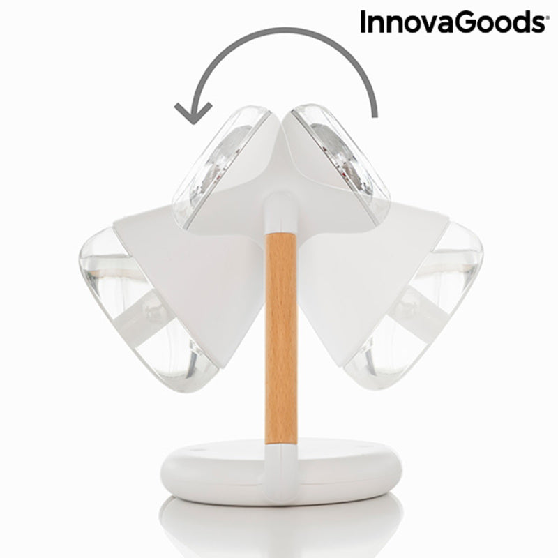 Humidificador Difusor de Aromas y Cargador Inalámbrico 3 en 1 Misvolt InnovaGoods