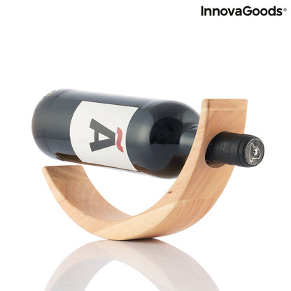 Botellero Flotante de Madera para Vino Woolance InnovaGoods