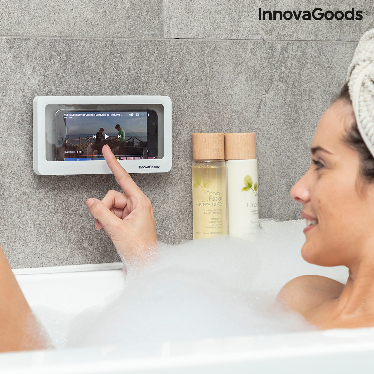 Funda Impermeable de Pared para Smartphone Cashower InnovaGoods