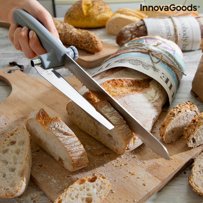 Cuchillo de Pan con Guía de Corte Regulable Kutway InnovaGoods