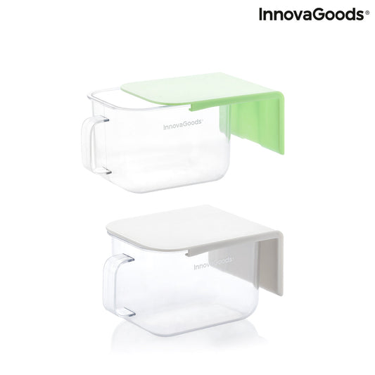 Recipientes de Cocina Adhesivos Extraíbles Handstore InnovaGoods Pack de 2 uds