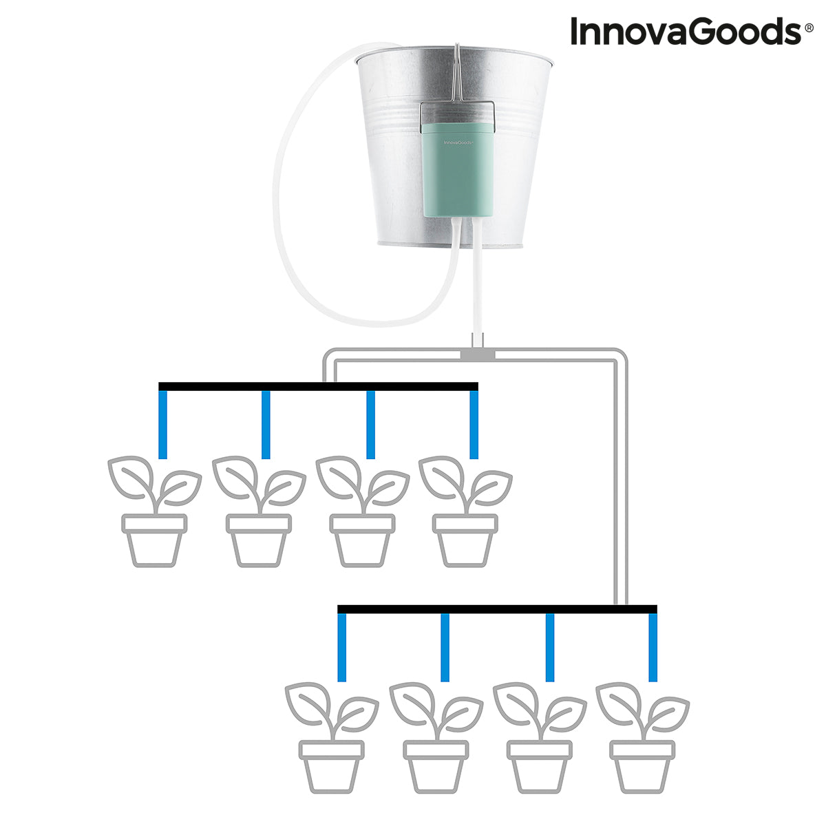 Sistema de Riego Automático por Goteo para Macetas Regott InnovaGoods