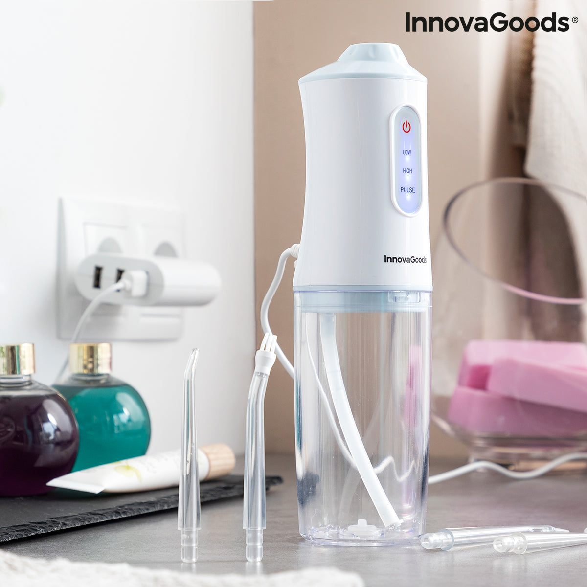 Irrigador Dental Recargable Portátil Denter InnovaGoods