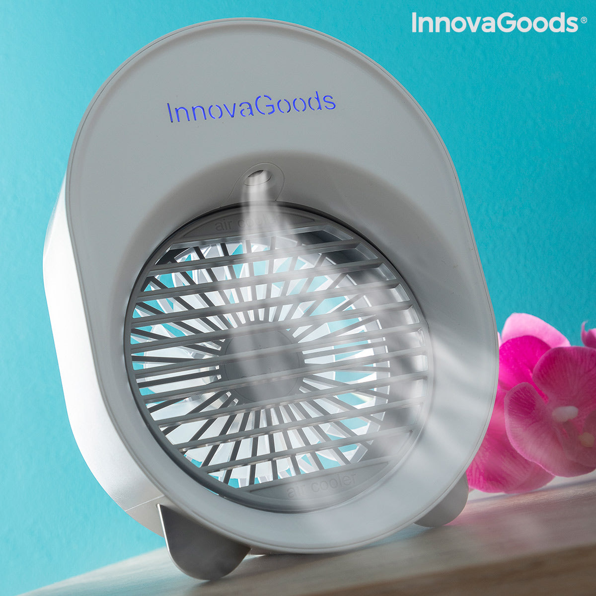 Mini Climatizador Humidificador por Ultrasonidos con LED Koolizer InnovaGoods