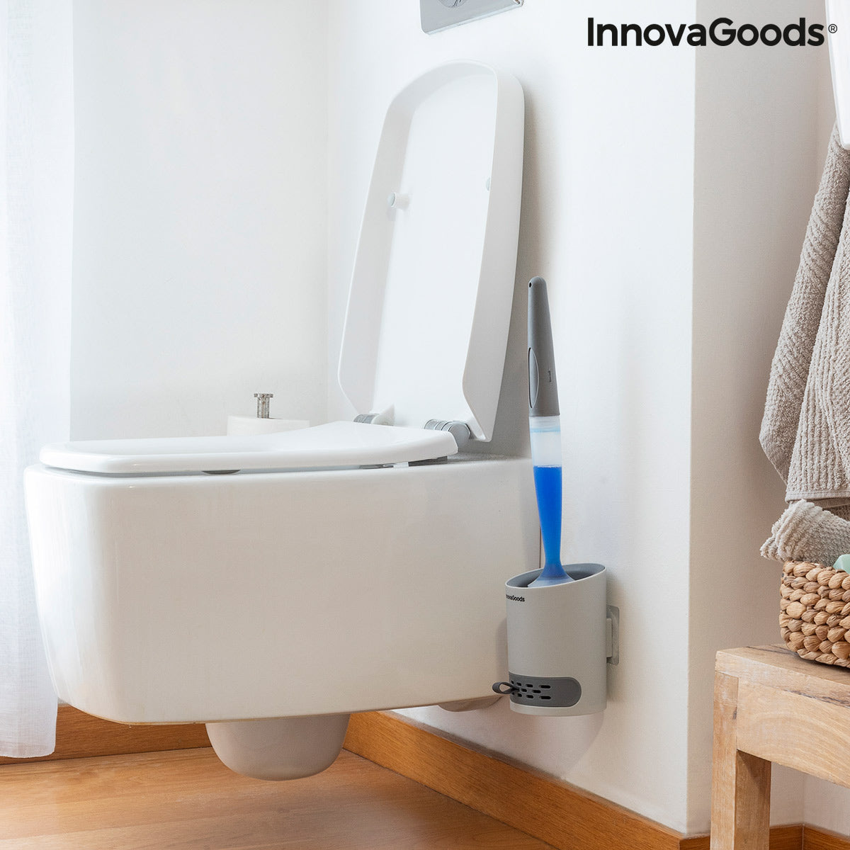 Escobilla de Baño con Dispensador de Jabón Bruilet InnovaGoods