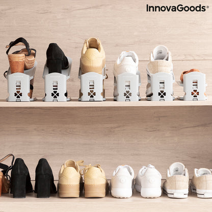 Organizador de Zapatos Regulable Sholzzer InnovaGoods 6 Unidades