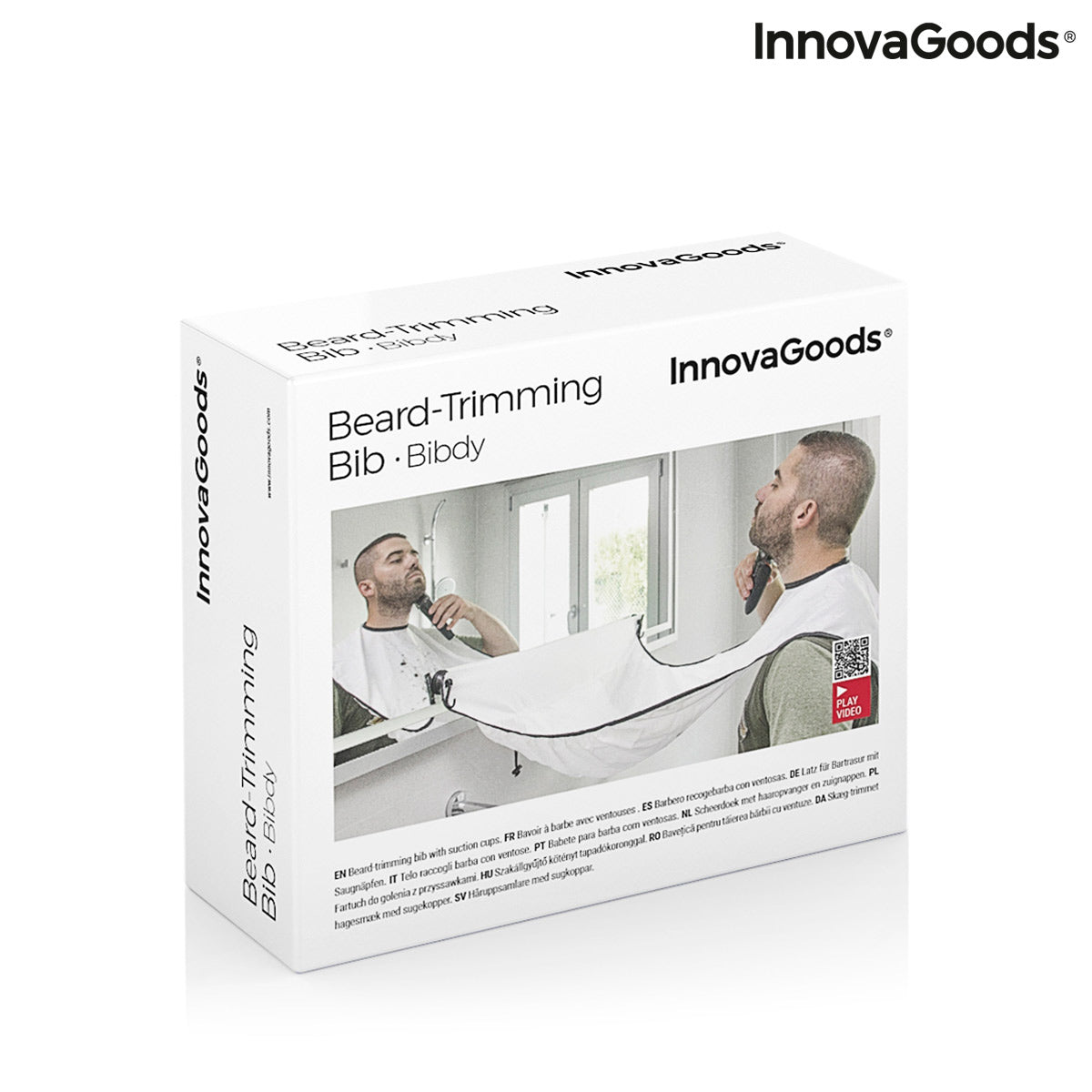 Babero Recogebarba con Ventosas Bibdy InnovaGoods