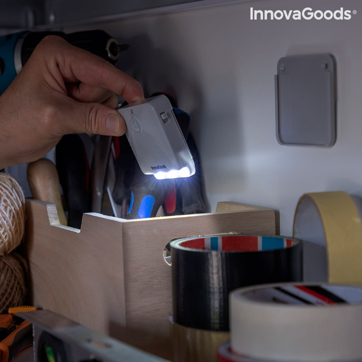 Luz LED con Sensor de Movimiento Lumtoo InnovaGoods 2 Unidades