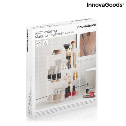 Organizador de Maquillaje Giratorio Rolkup InnovaGoods