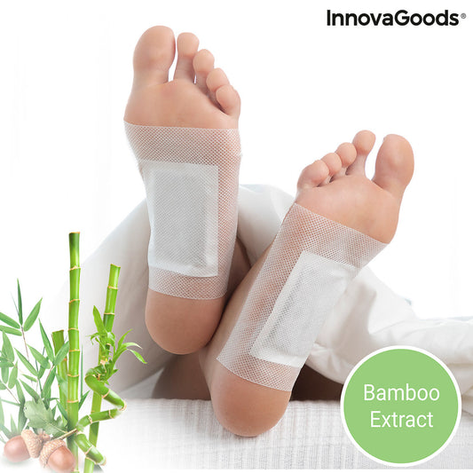 Parches Desintoxicantes para Pies Bamboo InnovaGoods 10 Unidades