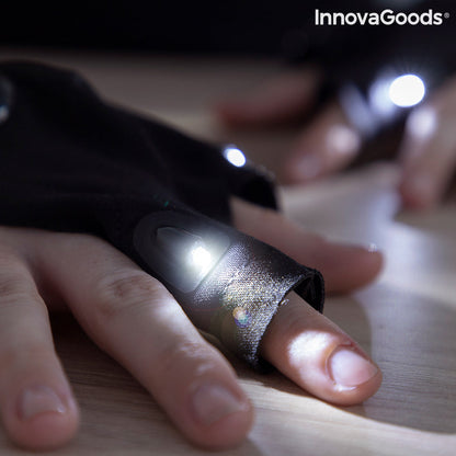 Guantes con Luz LED Gleds InnovaGoods 2 Unidades