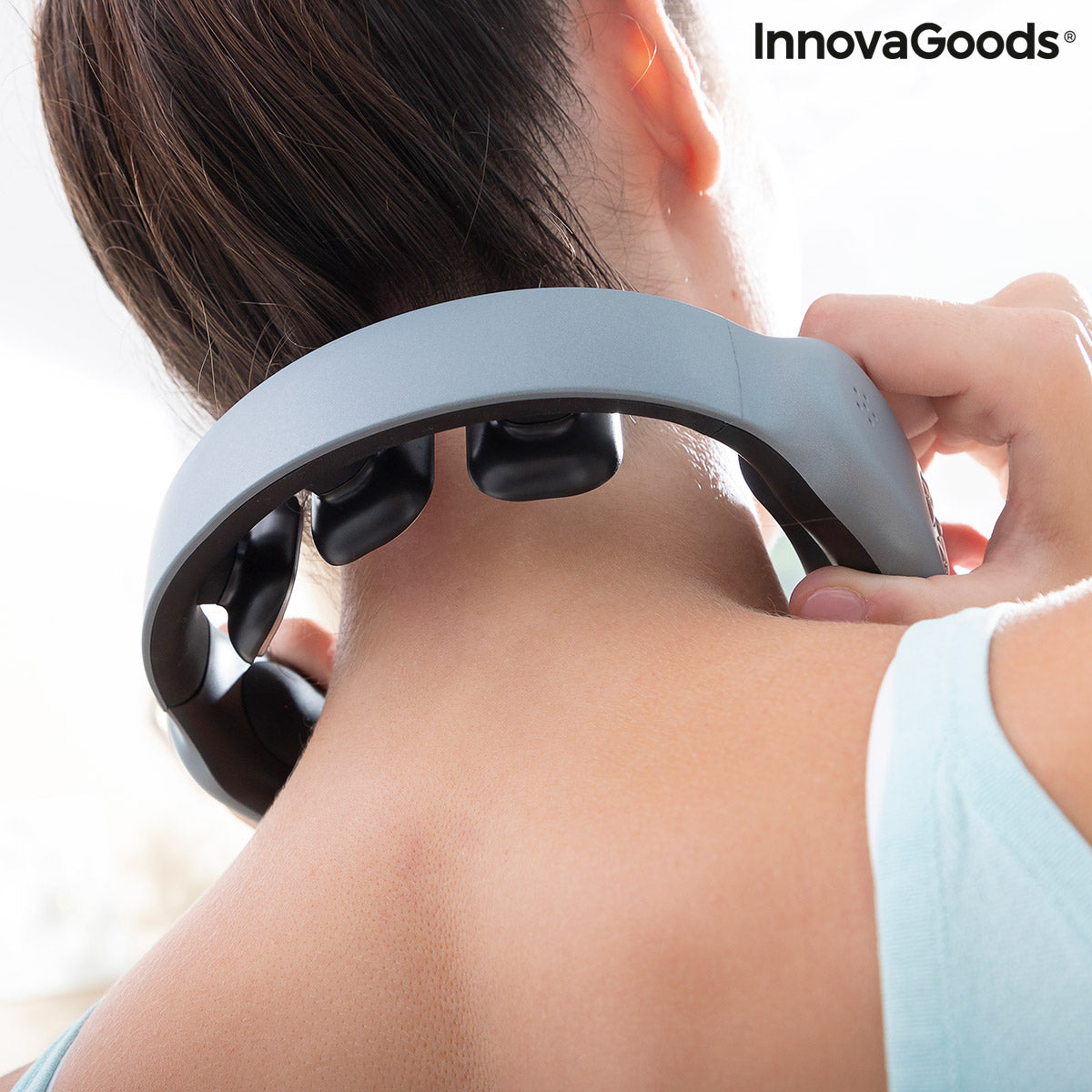 Masajeador Cervical Recargable con Mando Nekival InnovaGoods