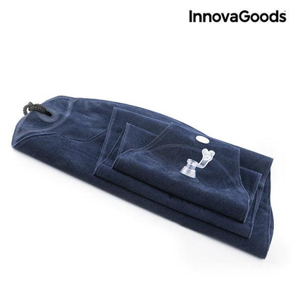 Almohada de Viaje Hinchable con Sujeción para Asientos InnovaGoods