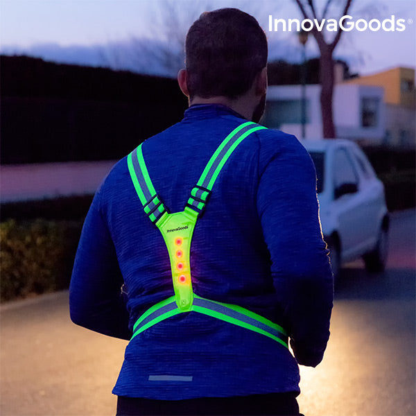 Arnés Reflectante con LED para Deportistas InnovaGoods