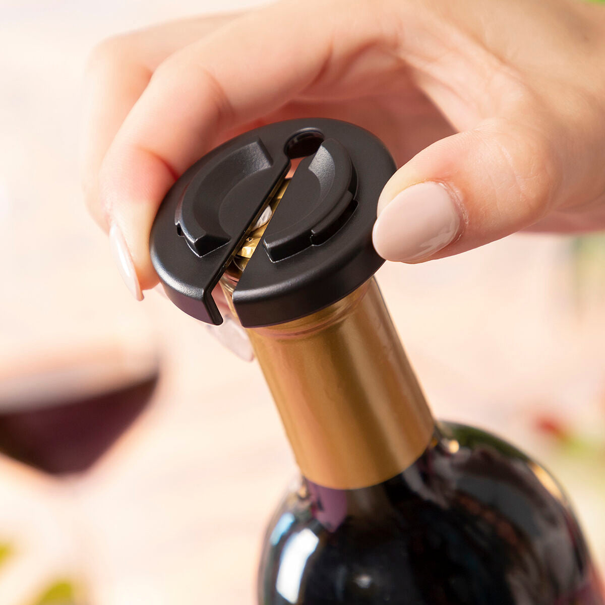 Sacacorchos Eléctrico Recargable con Accesorios para Vino Corklux InnovaGoods