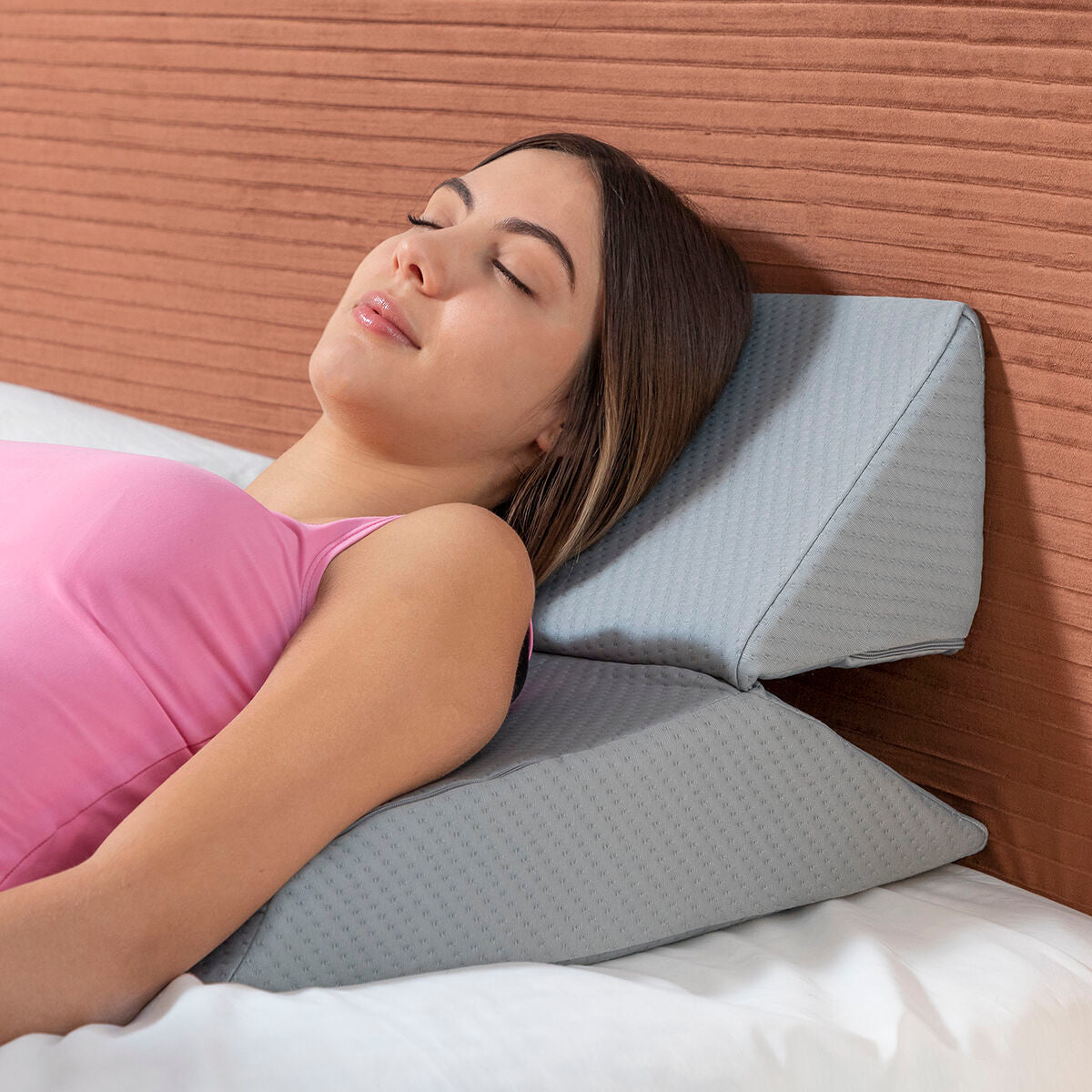 Almohada Triangular Multiposición de Doble de Cuña Threllow InnovaGoods