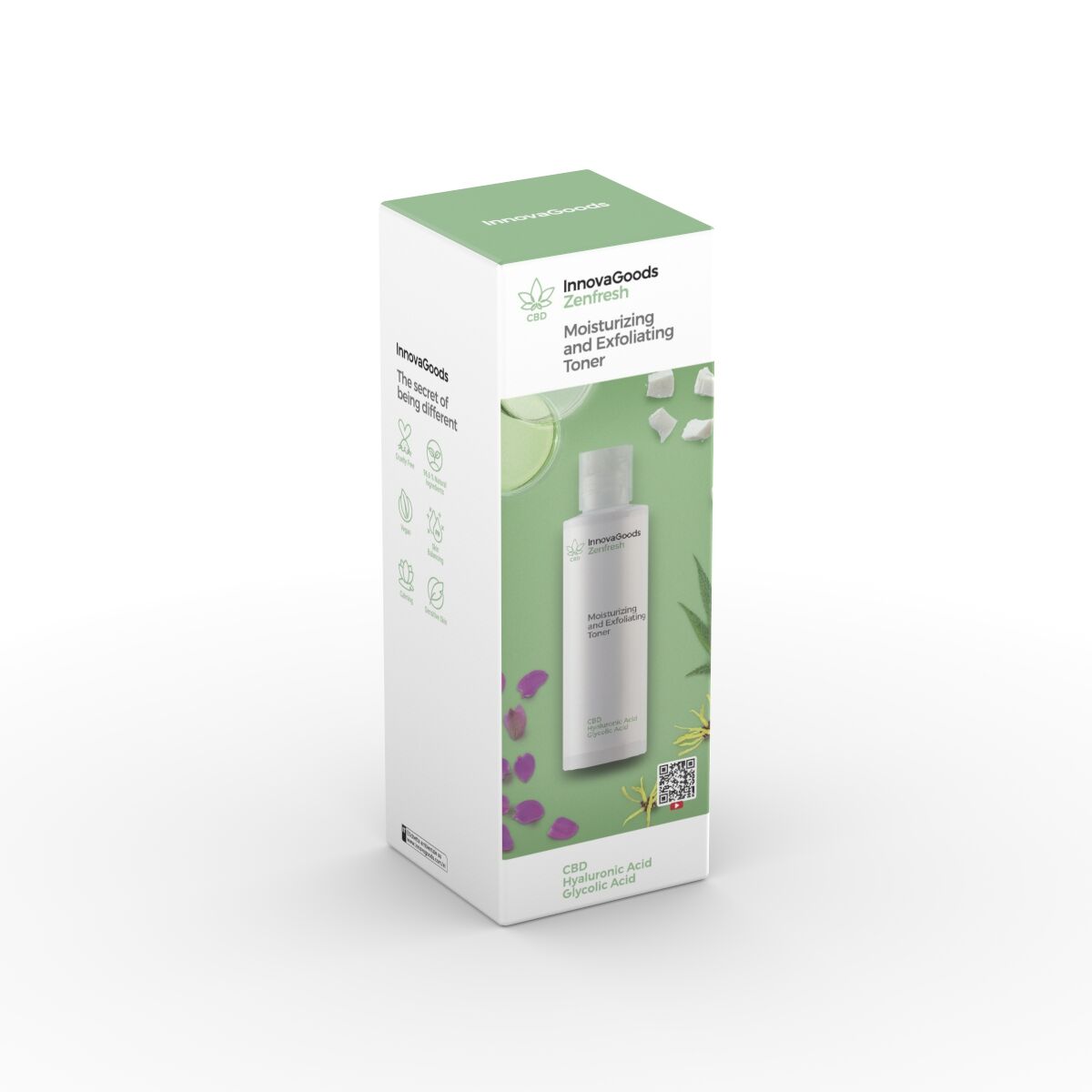 Tónico Facial Hidratante y Exfoliante CBD Zenfresh InnovaGoods 150 ml